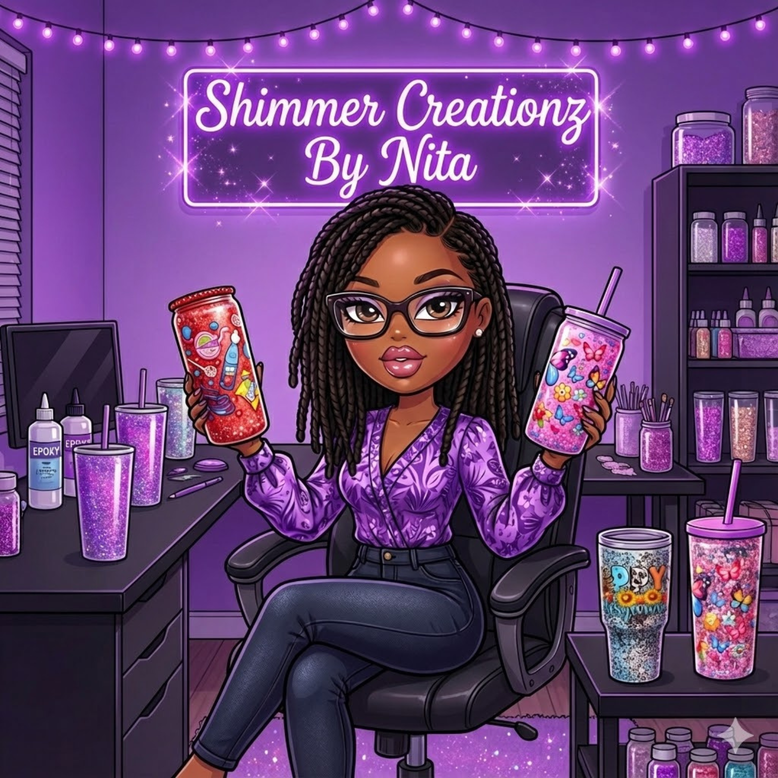 Custom Doll Craft Logo - AI Generated