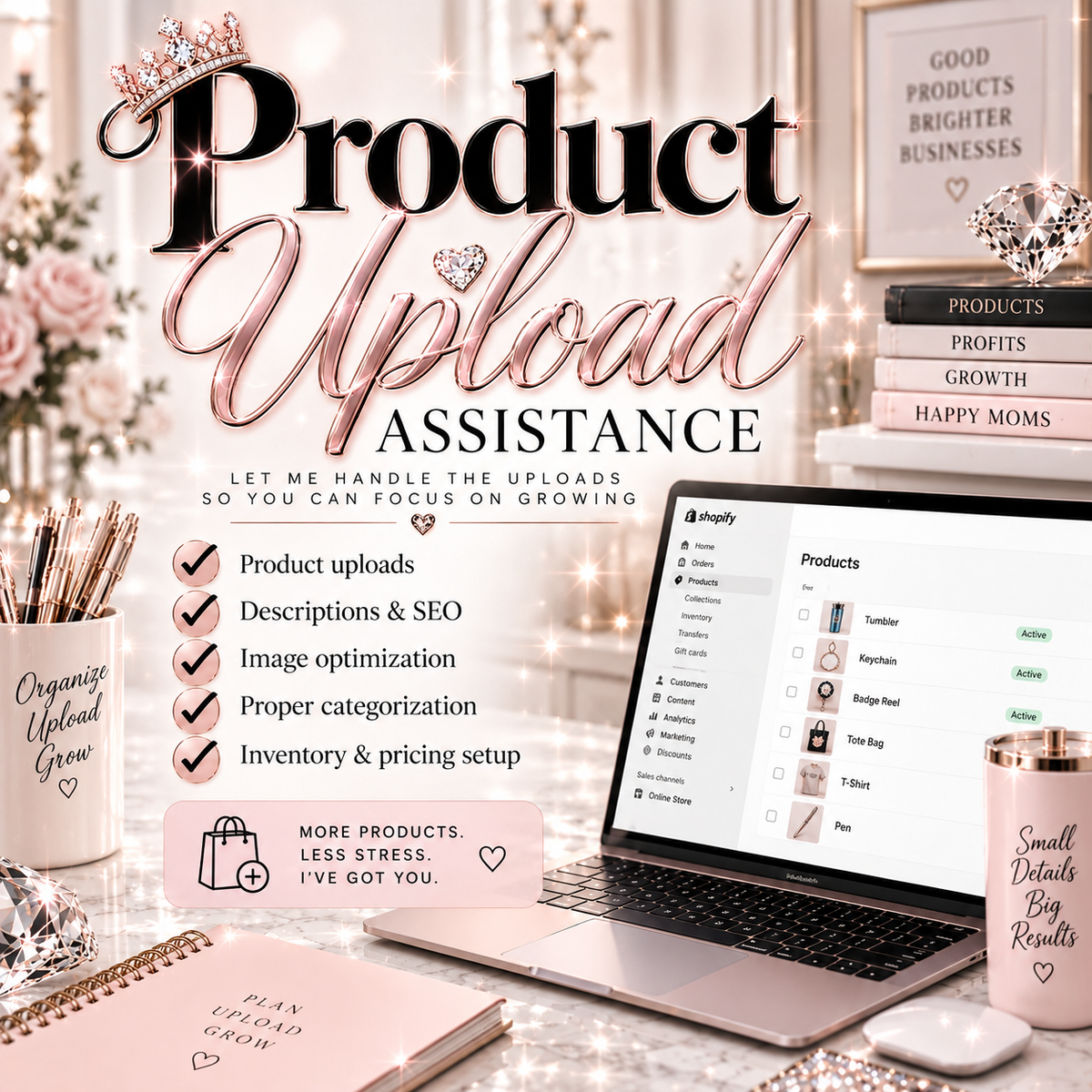 Product Upload Assistance for Shopify
