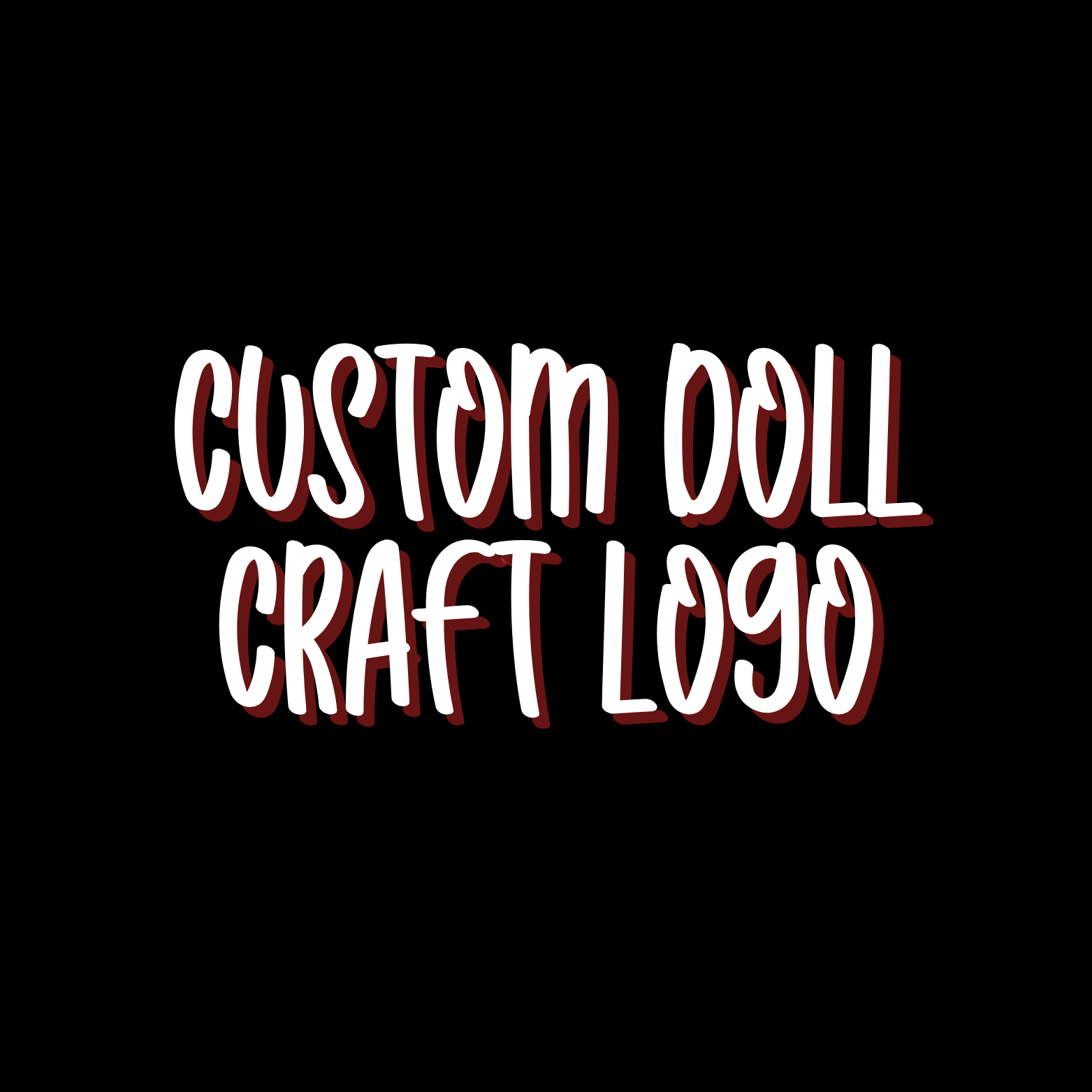 Custom Doll Craft Logo - AI Generated