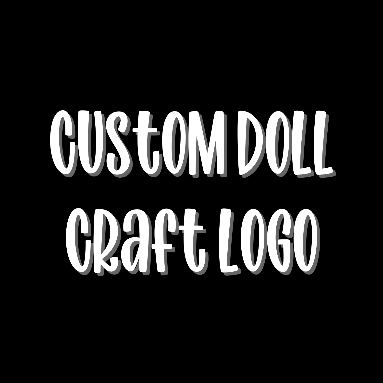 Custom Doll Craft Logo - AI Generated